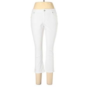 NWT Ann Taylor LOFT petite white crop jeans
